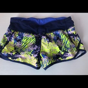 Printed Ivivva althetic shorts. Size 12 kids